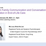 Workshop on Techniques and Skills in Facilitating Family Communication in End-of-Life Care
